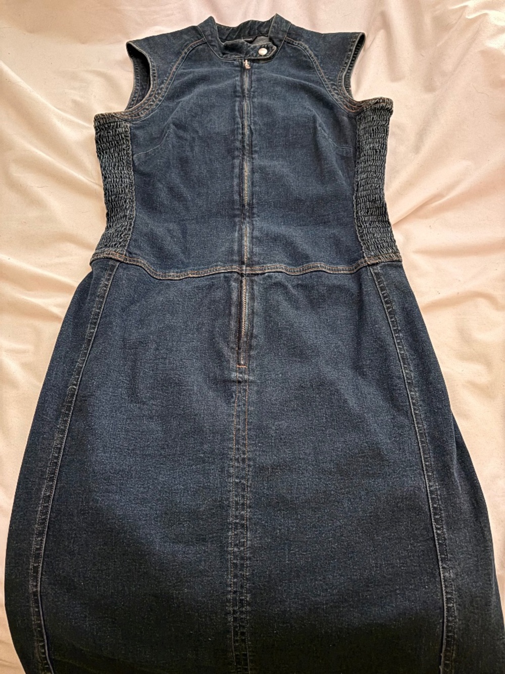 Moda International sleeveless denim Dress